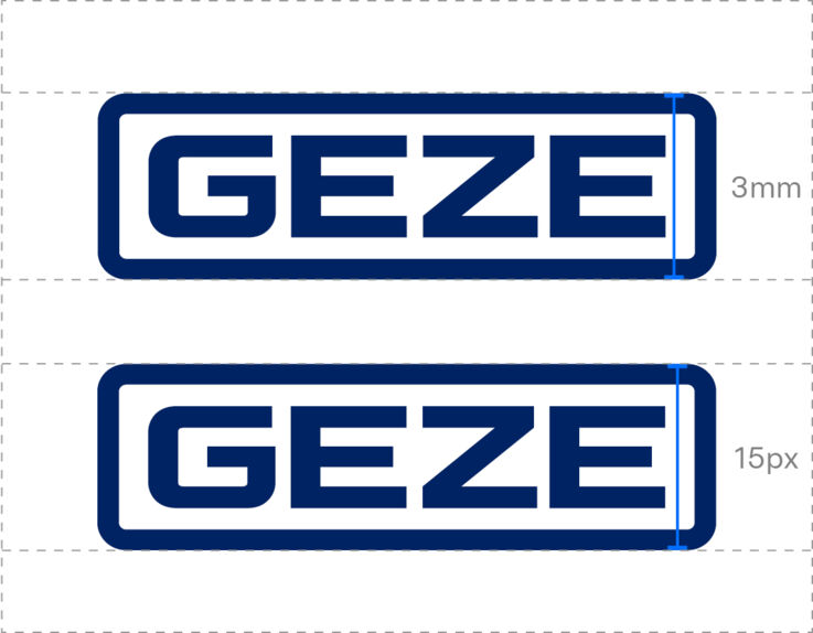 Nutzung des Logos: Mindestgröße