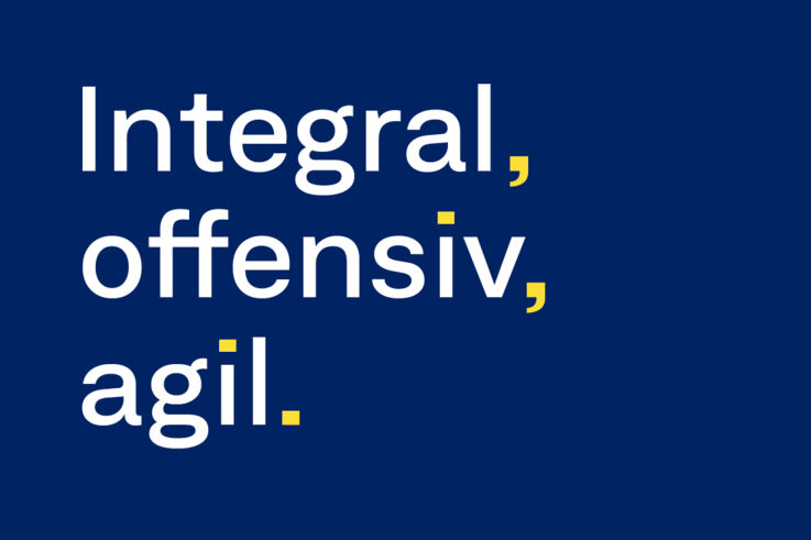 Typo Nutzung im GEZE Corporate Design: Markenelemente im Schriftbild