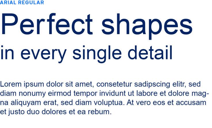 Typo Nutzung im GEZE Corporate Design