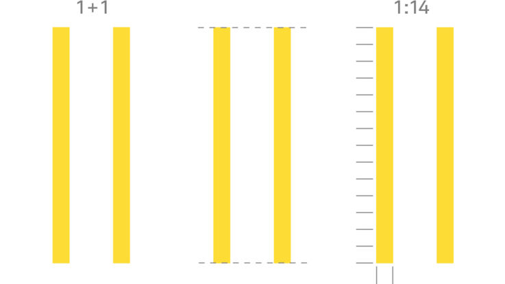 Gestaltungsprinzpien GEZE Corporate Design: Proportionen