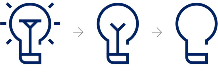 Gestaltungsprinzip GEZE Icons