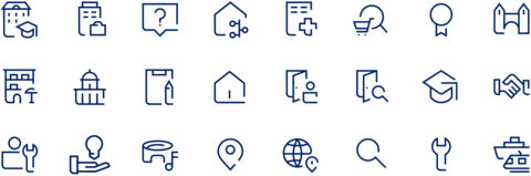 Gestaltungsprinzip GEZE Icons