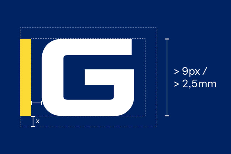 Brandportal Superzeichen Social Media Mobile App Größe