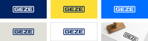 GEZE Logo Farbkombination