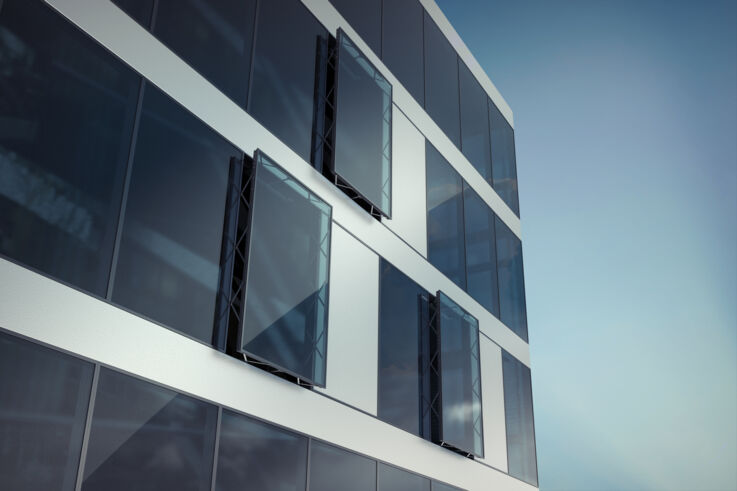 Modern parallel-opening vent windows support night-time back cooling.