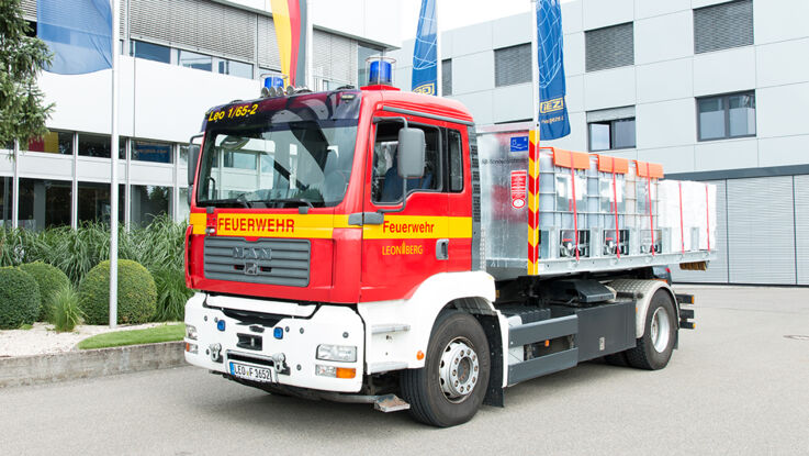 GEZE supports volunteer fire department Leonberg