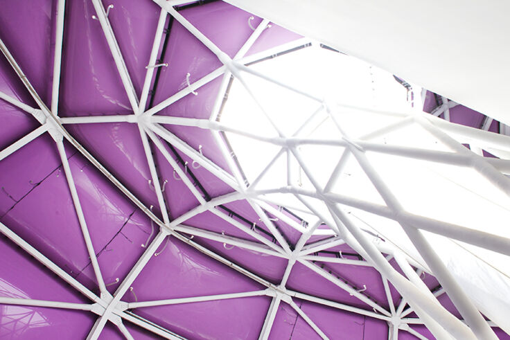 Cupola of the Japan Pavilion, EXPO building.