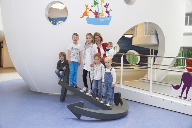 Clinica de copii a spitalului Olga este unul dintre cele mai moderne centre pediatrice din Europa.
