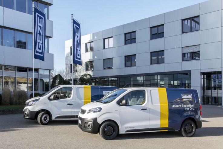 GEZE service vehicles Germany