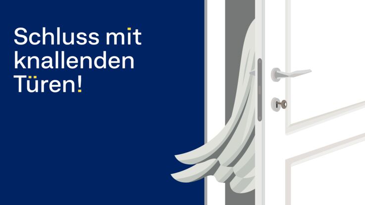 GEZE ActiveStop Illustration Vorhang
