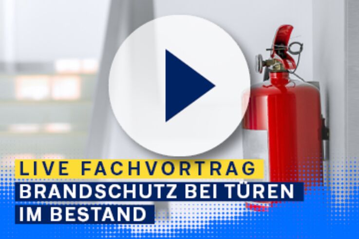 Brandschutztüren sind wichtig für den vorbeugenden Brandschutz.