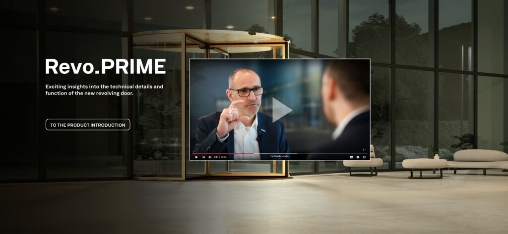 Website slider Revo.PRIME video Product Manager Thomas Lehnert