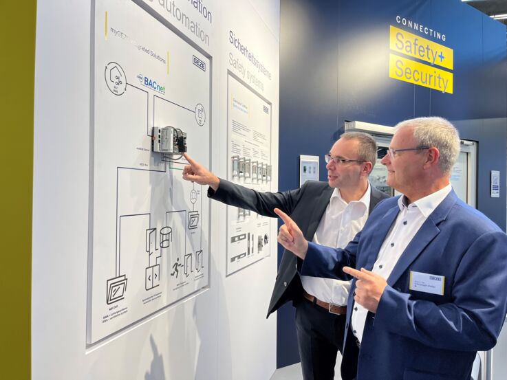 Jürgen Keller og Christoph Keller forklarer myGEZE Control