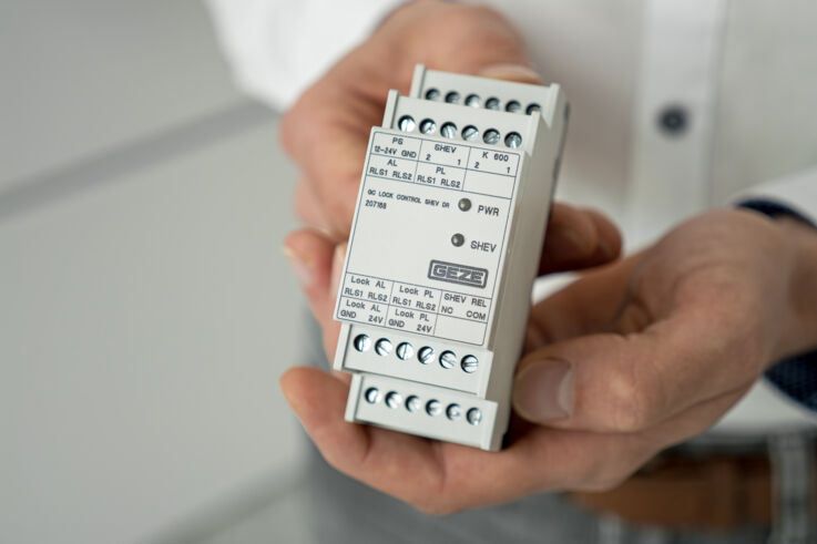Dr Dominik Landerer avec le GC Lock Control SHEV
