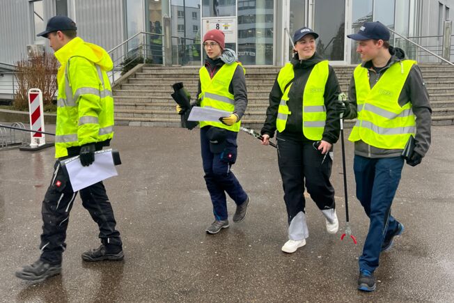 Müllsammelaktion GEZE
