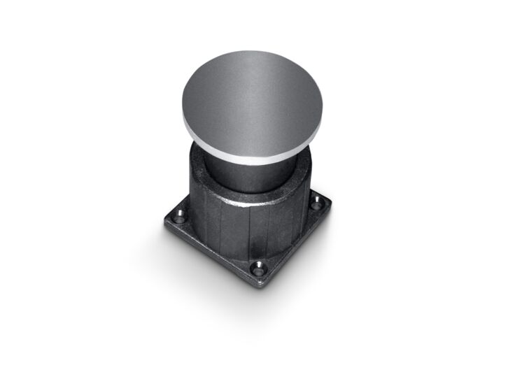 Magnetic counterplate with spring buffer Accessories Door technology