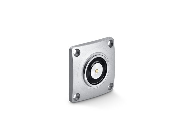 Hold-open magnet flush mounting Hold-open magnet flush mounting