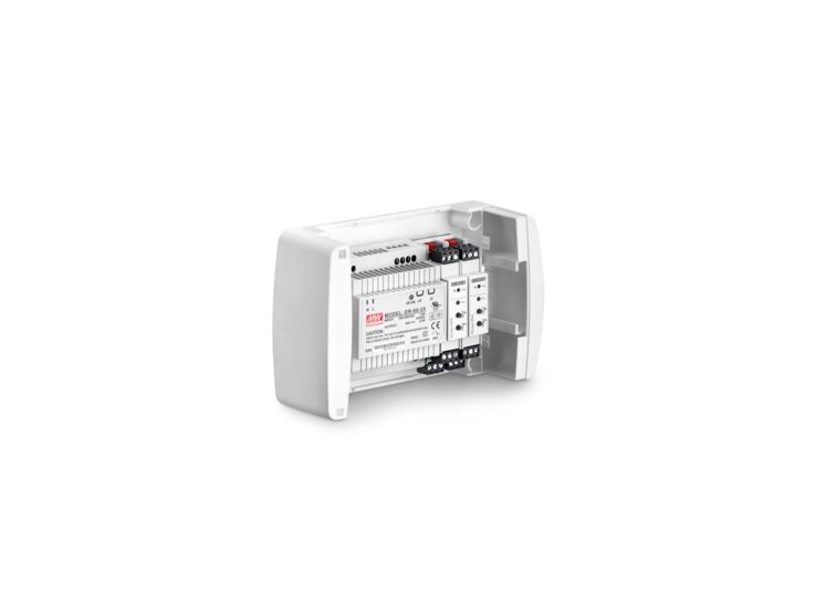 GEZE IQ box KNX HS in a GEZE surface-mounted housing