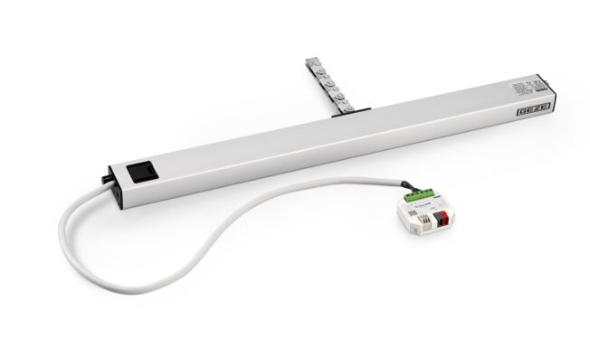 GEZE Slimchain and IQ box KNX An automated and networked system of windows and doors ensures you always enjoy a pleasant indoor climate with controlled natural ventilation.
