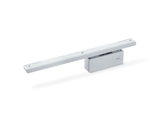 The surface-mounted GEZE ActiveStop for glass and timber doors.