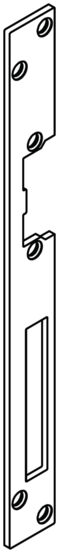 SB-HZ U, strike plate 