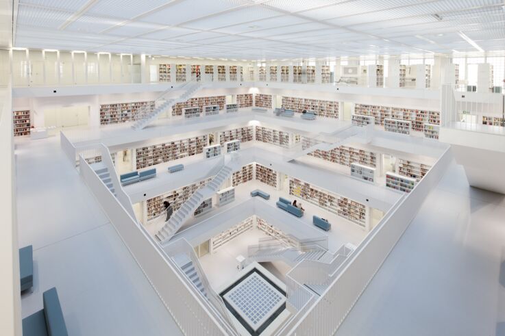 Tilgjengelighet for bybiblioteket i Stuttgart