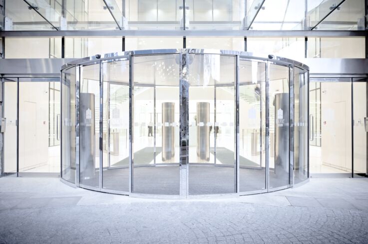 Rundschiebetürsystem Slimdrive SCR, Beaufort House