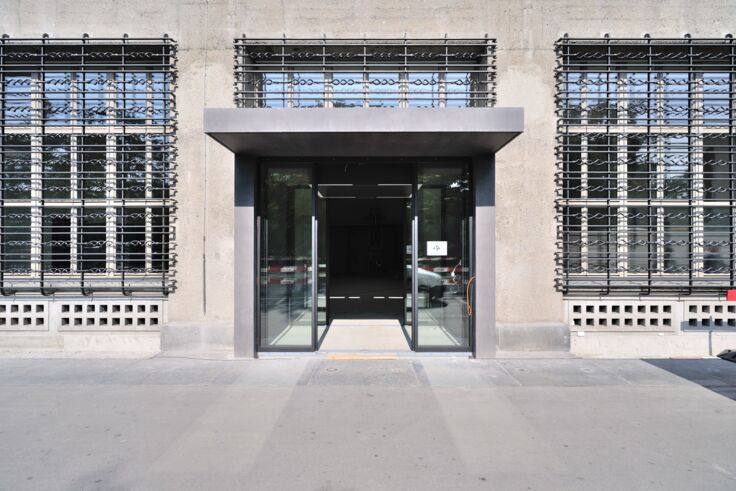 Entrance area to the Sihlpost