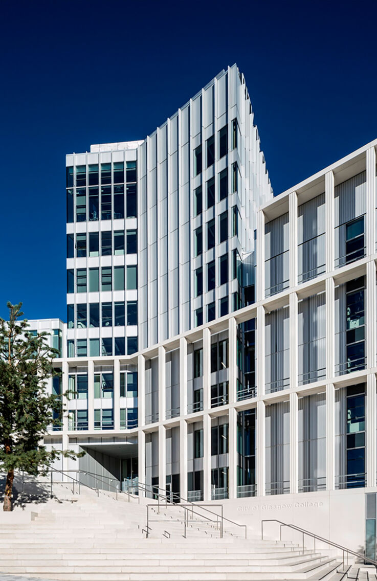 City of Glasgow College dışarıdan görünümü.