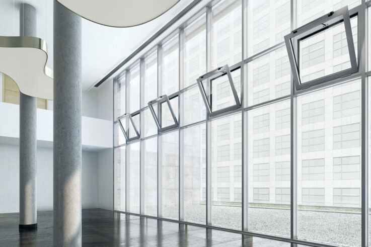 Windows - GEZE window systems create a healthy indoor climate. They increase the safety and comfort in your building by reducing the energy consumption and offering a great variety of visual options.