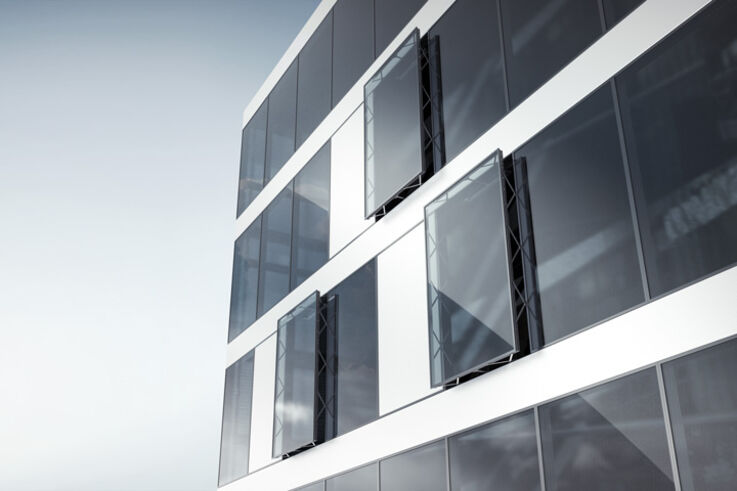 Smart façades - With a smart façade, your building enjoys smart ventilation. With networked solutions, you can create a consistently good indoor climate, increase the ease of use and save energy.