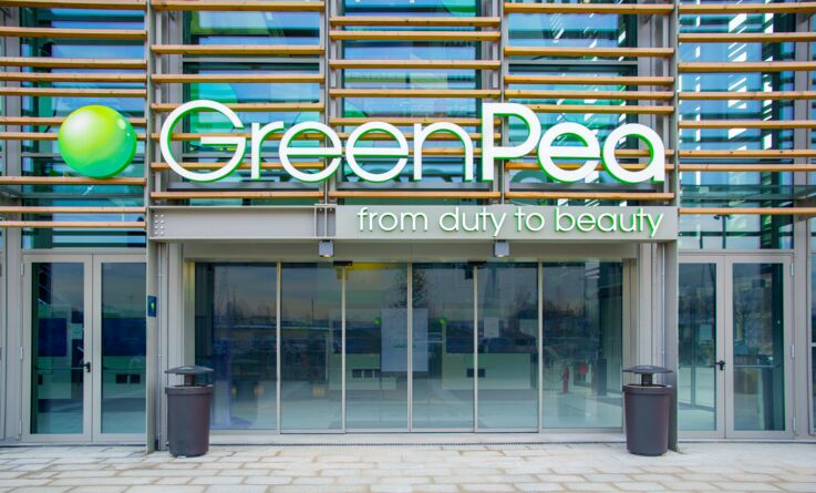 Green Pea Shopping Centre Turin Building view of the Green Pea shopping centre in Turin