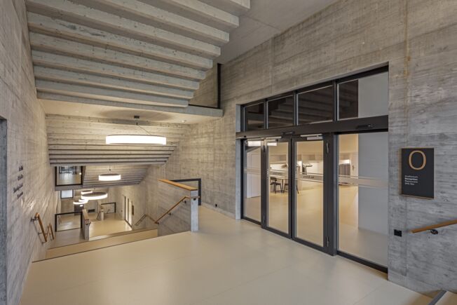 Automatic sliding door Powerdrive PL EI30, Athletics center Oym, Switzerland