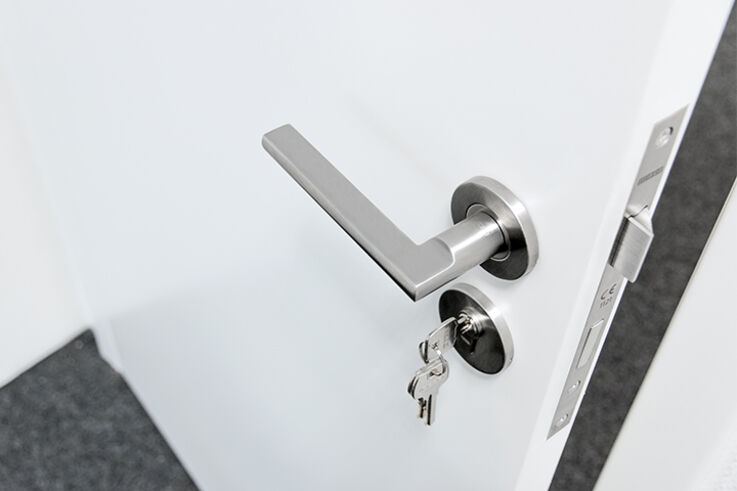 Door hardware - Door hardware components are important for opening, passing through and closing doors. They give door leaves their ability to move, and ensure comfort and safety. Door handles play a key role in this function.